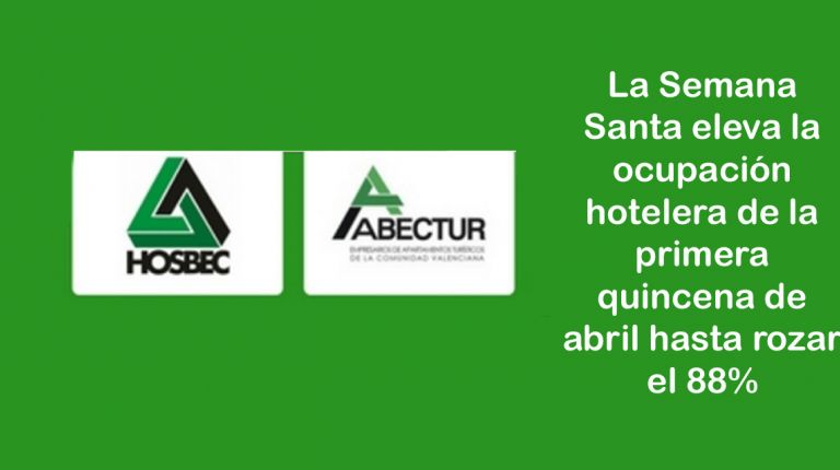 La Semana Santa eleva la ocupación hotelera de la primera quincena de abril hasta rozar el 88% de media en Benidorm.