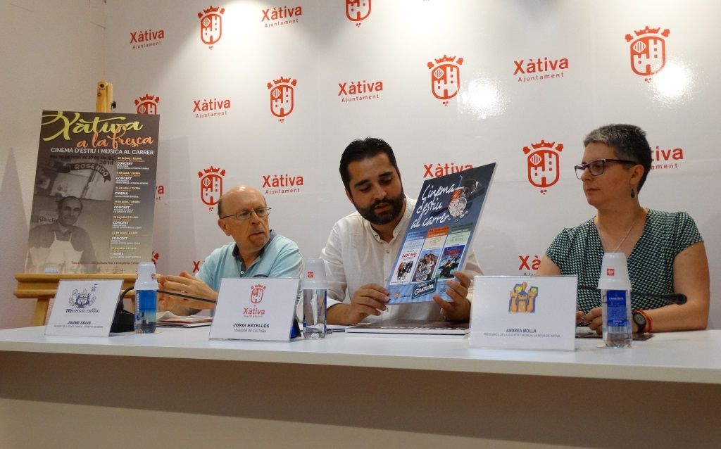  “Xàtiva a la fresca”: cine y música por las calles hasta el 27 de julio