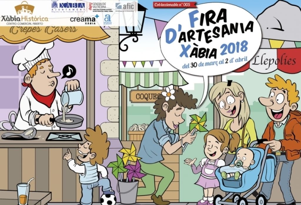  Feria de Artesanía en Xàbia 2018 del 30 de marzo al 2 de abril