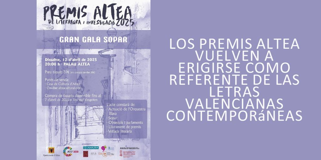  Los Premis Altea vuelven a erigirse como referente de las letras valencianas contemporáneas