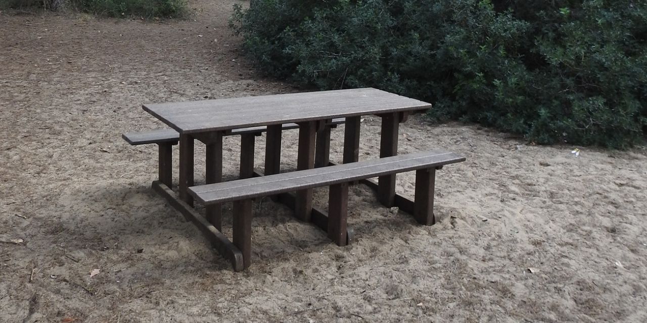   Instalación de 24 mesas de picnic ecológicas en las áreas de recreo del Muntanyar de la Mona y del pueblo del Saler