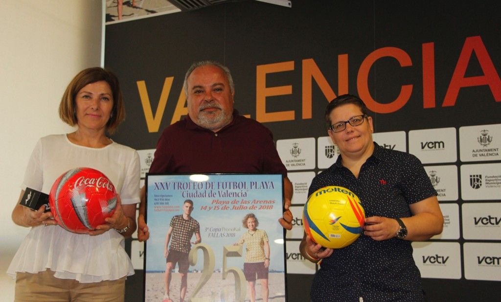  La Playa de las Arenas acoge el XXV Trofeo Ciudad de Valencia de Fútbol con interesantes novedades