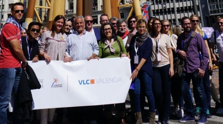 Más de 55 periodistas internacionales, procedentes de 16 países diferentes, se han desplazado a Valencia para conocer y disfrutar de las Fallas