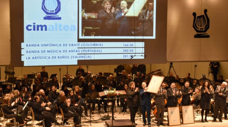 La Sociedad Musical ‘La Artística’ de Buñol gana la 45 edición del Certamen Internacional de Bandas de Música Vila d’Altea