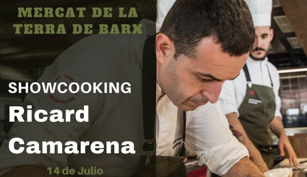  El chef Ricard Camarena participa en la Fira de la Terra de Barx, su pueblo natal