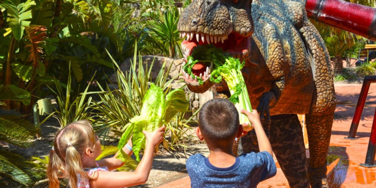  Llegan dos dinosaurios animados T-rex a Terra Natura Benidorm