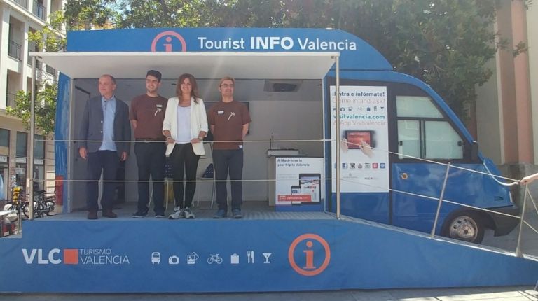 Valencia estrena un Punto Móvil de Información Turística