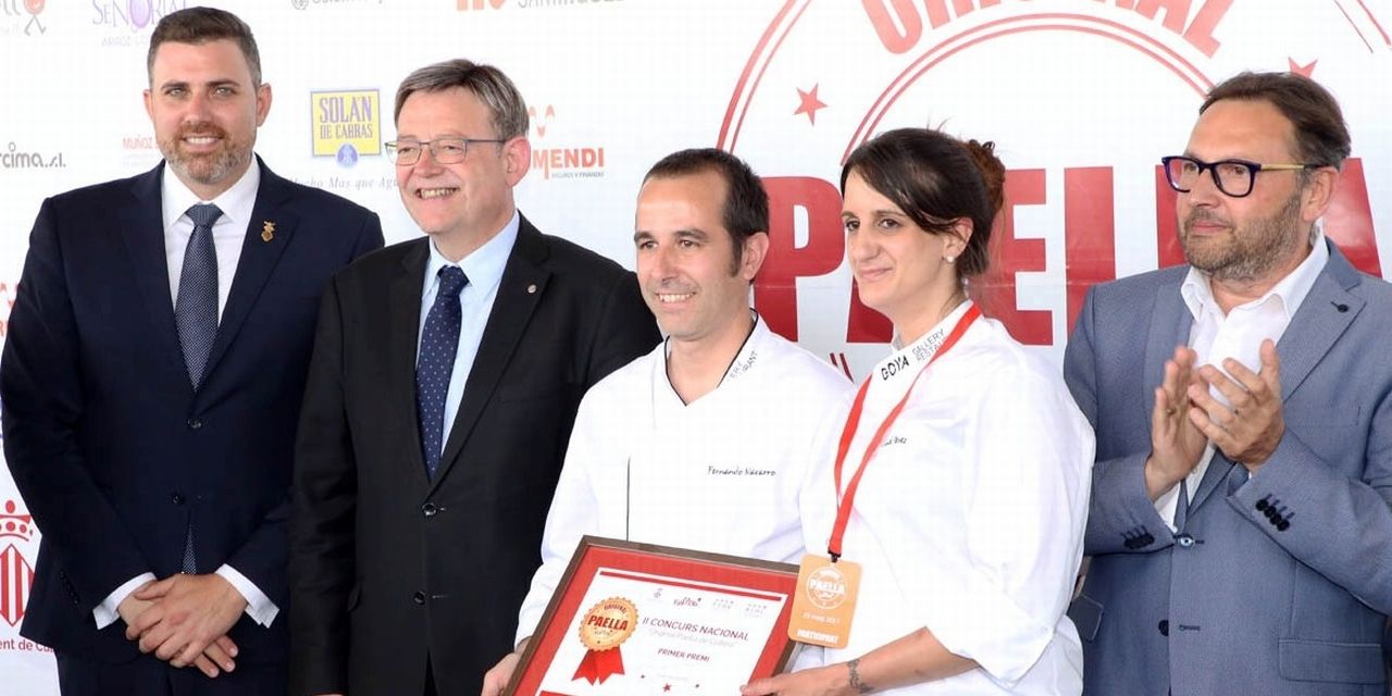  Puig asiste a la entrega de premios del II Concurso Nacional de Paella de Cullera