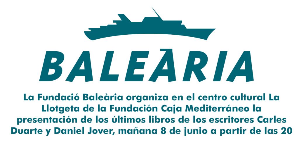  La Fundació Baleària reúne en La Llotgeta de València a los escritores Carles Duarte y Daniel Jover con el conseller Manuel Alcaraz