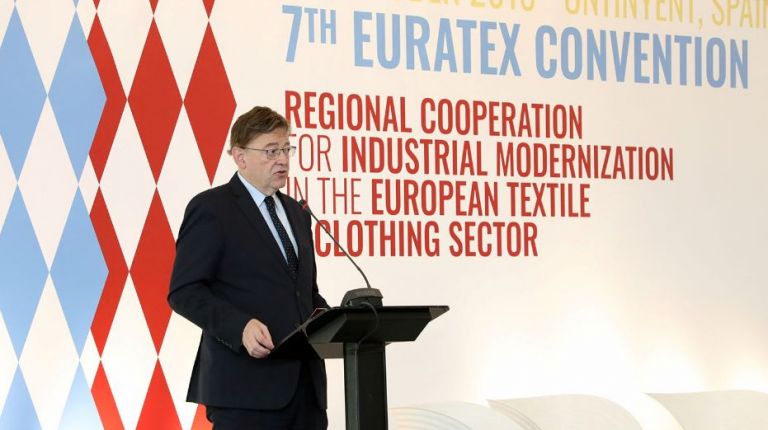 Confederación Europea del Textil y la Confección (Euratex) con Ximo Puig