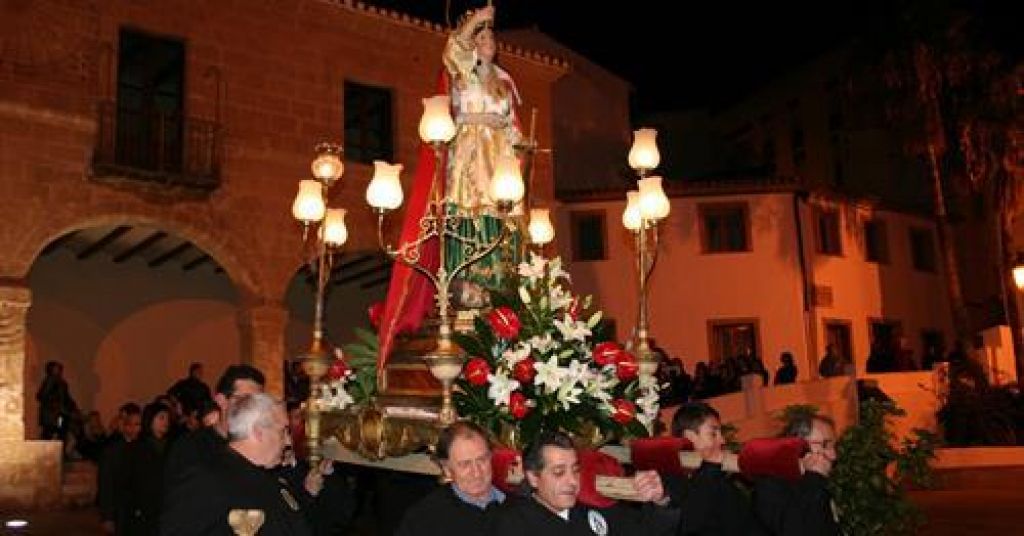  Fiesta en honor a Santa Catalina Mártir en Teulada 