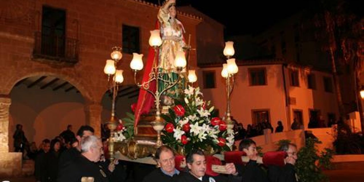  Fiesta en honor a Santa Catalina Mártir en Teulada 