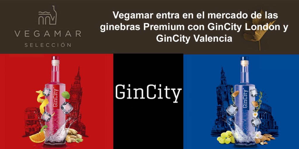  Vegamar entra en el mercado de las ginebras Premium con GinCity London y GinCity Valencia