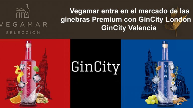Vegamar entra en el mercado de las ginebras Premium con GinCity London y GinCity Valencia