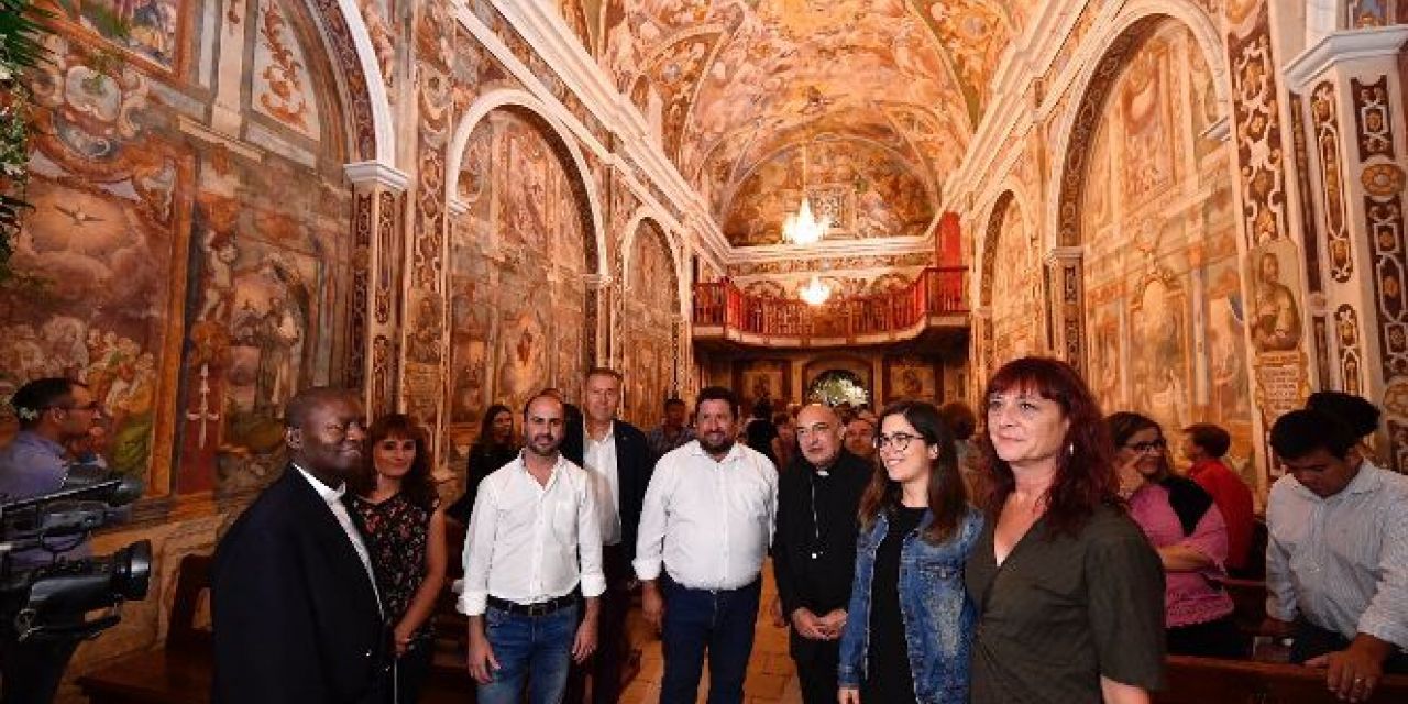  Finaliza la restauración de las magníficas pinturas de la Ermita de la Mare de Déu de l´Avellà de Catí